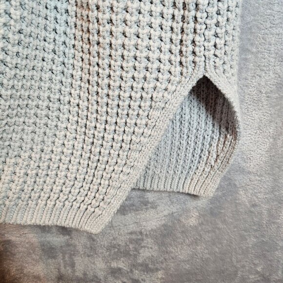 Land's End Chunky Knit Oversized Cowl Neck Sweater Womens Large Petite Cozy - Picture 7 of 11